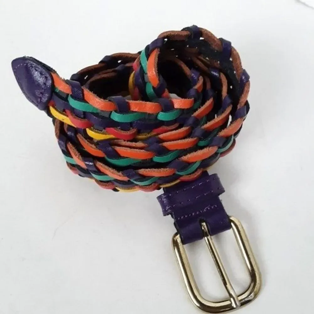 Vintage BOHO Y2K Women Belt size XL Leather
